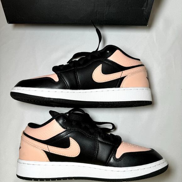 Size 5 - Nike Air Jordan 1 Low GS Crimson Tint Shoes 2021 Shoes - Picture 2 of 9